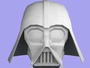 helmet darth wader 3D Model