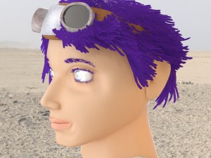 the head of a girl 3D Model