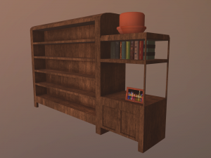 bookshelf 3D Model