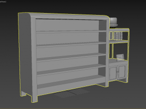 bookshelf 3D Model