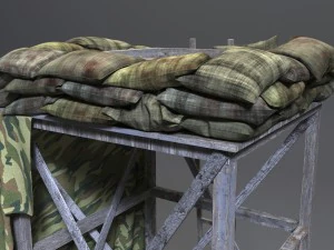 punto di riferimento torre di osservazione militare Modello 3D
