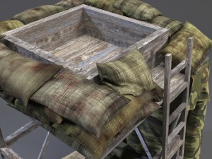 reference point military observation tower 3Dモデル