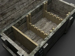 military boxes for ak-47 3D Model