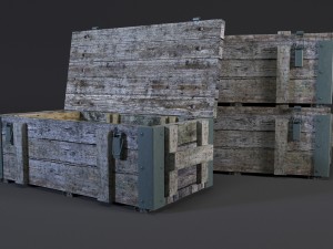 military boxes for ak-47 Modelo 3D