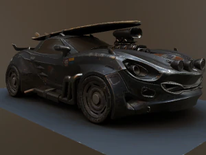 fic&ccedil;&atilde;o cient&iacute;fica de abutre Modelo 3D