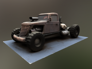 big brat tow truck 3D Model
