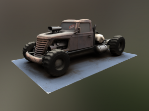 big brat tow truck Modèle 3D