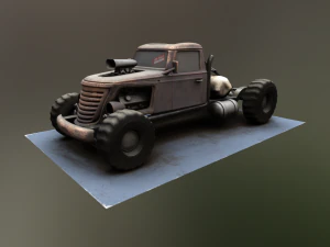 gran gr&uacute;a mocosa Modelo 3D