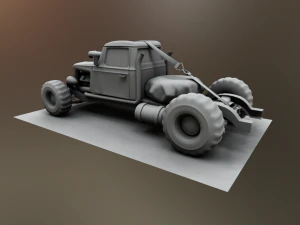 gran gr&uacute;a mocosa Modelo 3D