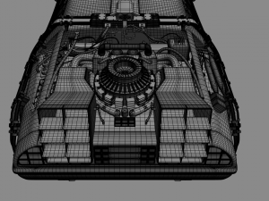 back to the future delorean 3D Model