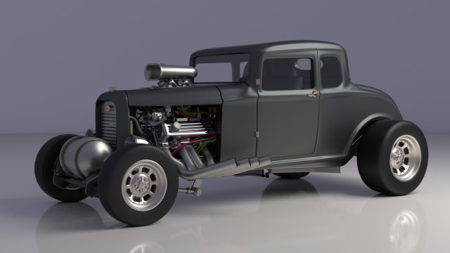 coupe 1932 Modello 3D .c4d .max .obj .3ds .fbx .stl .blend 