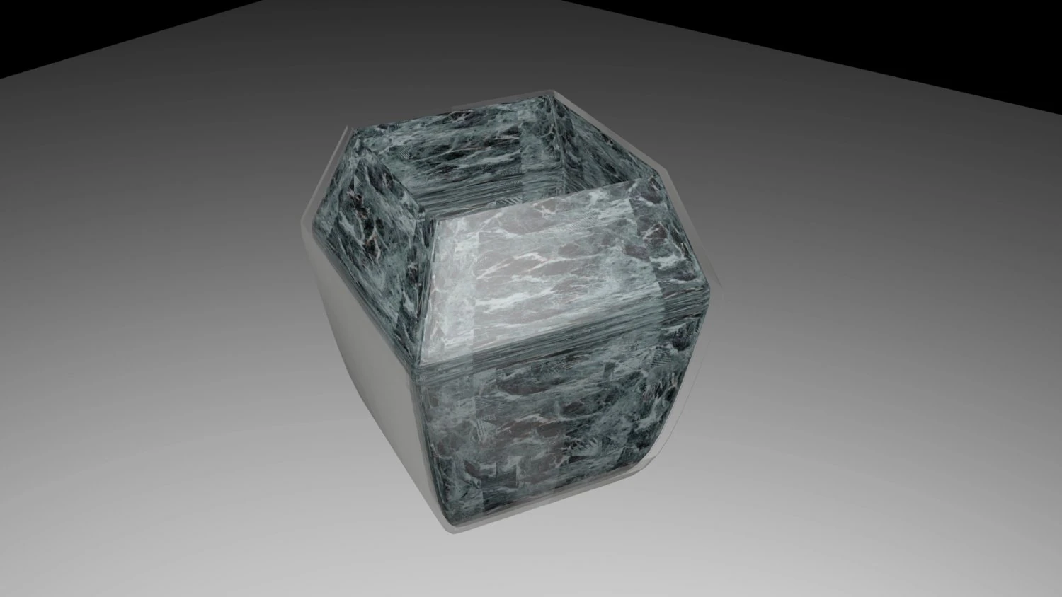 marble flower pot 3D Model .c4d .max .obj .3ds .fbx .stl .blend 