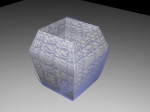 marble flower pot 3Dモデル