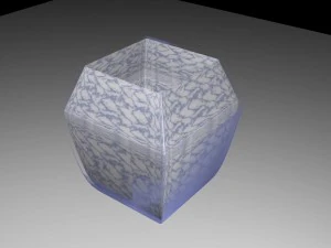 marble flower pot 3D Model