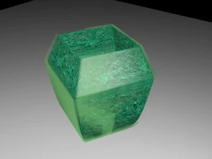 marble flower pot 3D Model