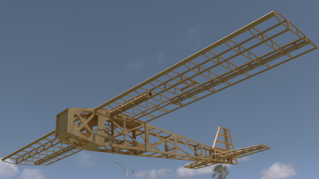 aircraft power structure 3D-Modell .c4d .max .obj .3ds .fbx .stl .blend 