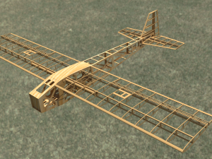 aircraft power structure 3D-Modell