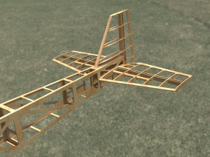 aircraft power structure 3D-Modell