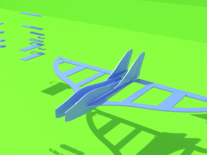xelio airplane model for 3dprinter Modelo de impresión 3D