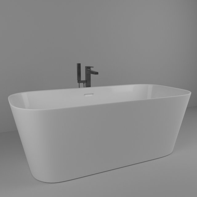 bathtub surfex 3D 모델 .c4d .max .obj .3ds .fbx .stl .blend 