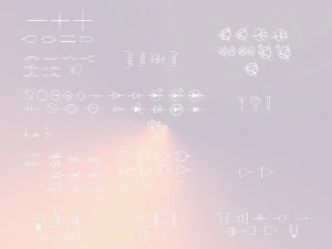 100 विद्युत इलेक्ट्रॉनिक सर्किट प्रतीक 3D मॉडल