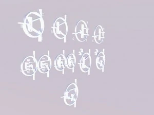 100 electrical electronic circuit symbols 3D Model