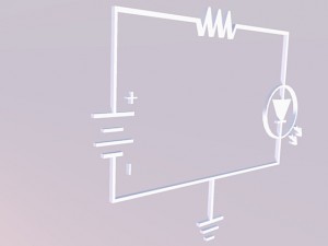 100 electrical electronic circuit symbols Modelo 3D