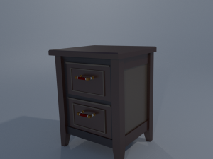 dresser and nightstand 3D Модель