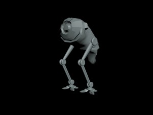 mini mech 3D Model