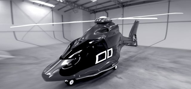 helicopter based on airbus h160 vip 3D-Modell .c4d .max .obj .3ds .fbx .stl .blend 