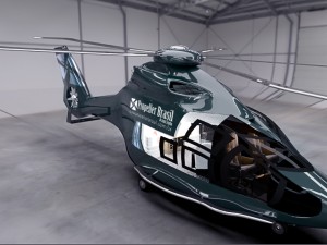 helicopter based on airbus h160 vip 3D-Modell
