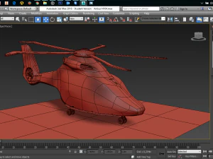helicopter based on airbus h160 vip 3D Model