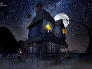 rumah danau Model 3D