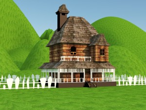 the lake house 3D Model