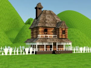 the lake house 3D Model