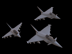 eurofighter typhon 3D-Modell