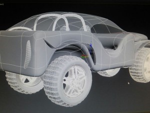 concept jeep 3D Модель