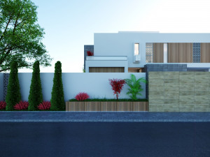 Modern villa 3D मॉडल