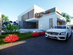 Modern villa 3D Model