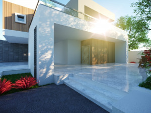 Modern villa 3D मॉडल