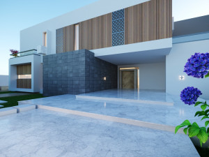 Modern villa 3D मॉडल