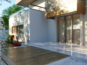 Modern villa 3D मॉडल