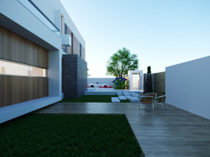 Modern villa 3D मॉडल