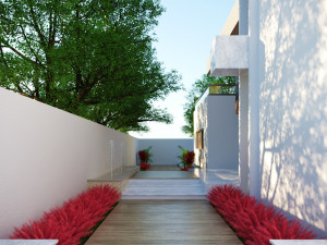 Modern villa 3D मॉडल