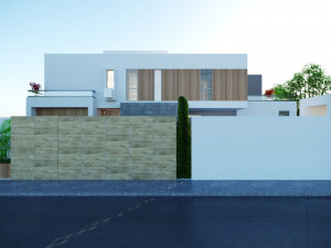 Modern villa 3D मॉडल