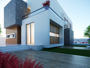 Modern villa 3D मॉडल