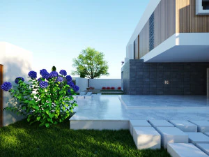 Modern villa 3D Model