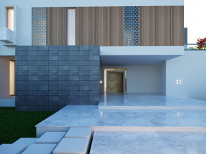 Modern villa 3D मॉडल