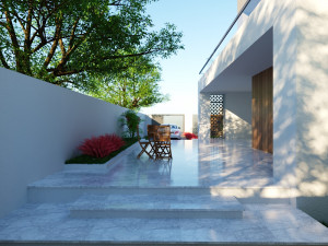 Modern villa 3D मॉडल