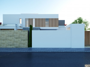 Modern villa 3D मॉडल